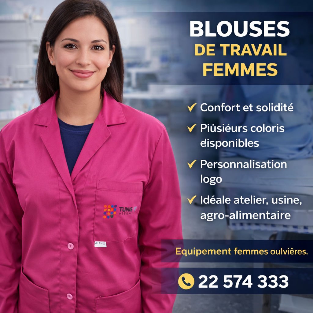 Blouses de travail femmes ZOUITER