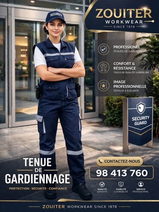 Tenues de gardiennage ZOUITER