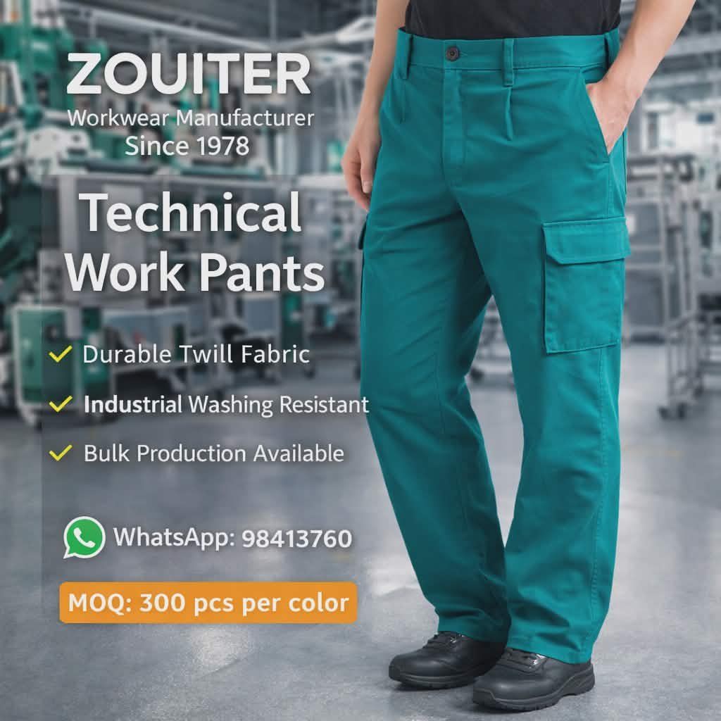 Pantalons de travail techniques ZOUITER