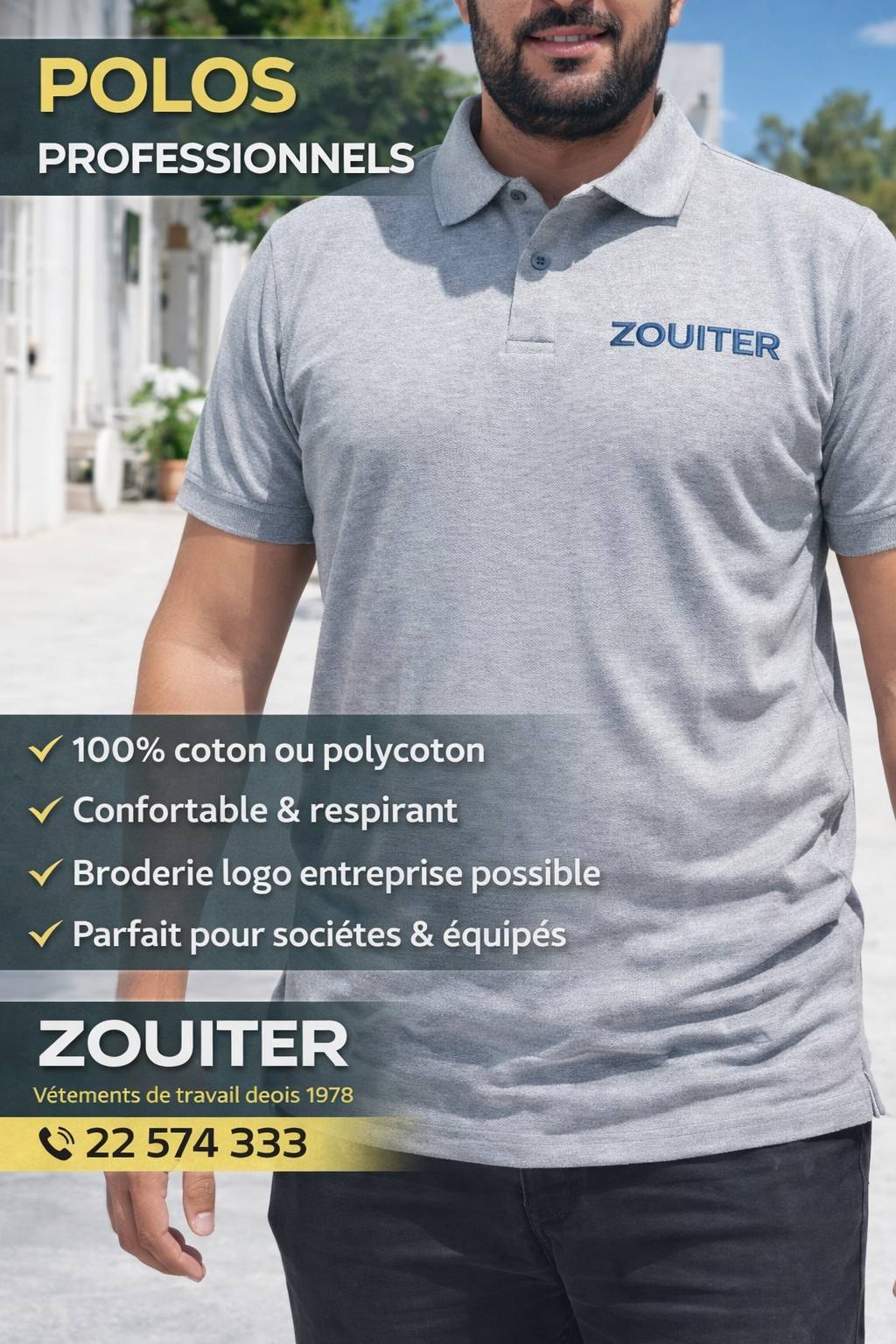 Polos professionnels ZOUITER