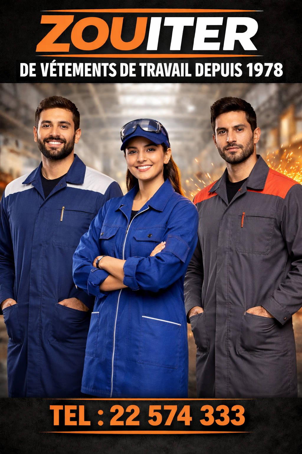 Tenues de travail industrielles ZOUITER